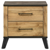 Kaywood Weathered Brown / Natural Pine Nightstand - Ornate Home
