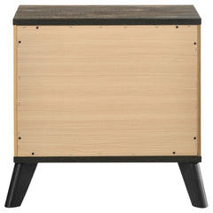 Kaywood Weathered Brown / Natural Pine Nightstand - Ornate Home
