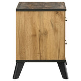 Kaywood Weathered Brown / Natural Pine Nightstand - Ornate Home