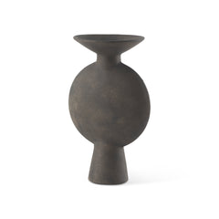 Kaz Brown 11.2"H Earthy Ceramic Vase - Ornate Home
