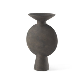 Kaz Brown 11.2"H Earthy Ceramic Vase - Ornate Home