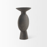 Kaz Brown 11.2"H Earthy Ceramic Vase - Ornate Home