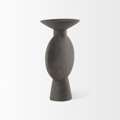 Kaz Brown 11.2"H Earthy Ceramic Vase - Ornate Home