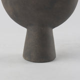 Kaz Brown 11.2"H Earthy Ceramic Vase - Ornate Home