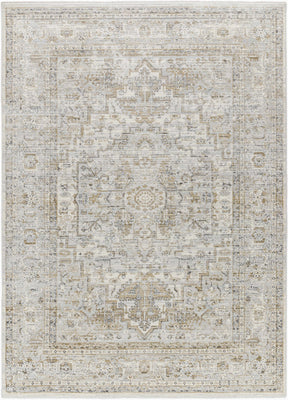 Kazou Gray Medallion Area Rug - Ornate Home