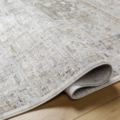 Kazou Gray Medallion Area Rug - Ornate Home