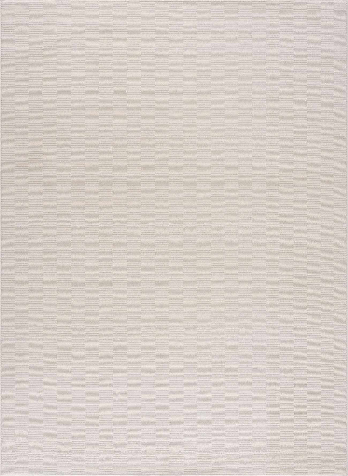 Kazuma Cream Checkered Washable Area Rug - Ornate Home