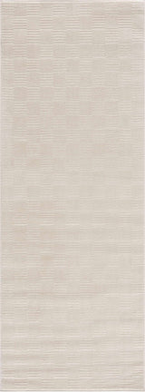 Kazuma Cream Checkered Washable Area Rug - Ornate Home