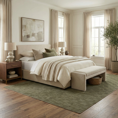Kazuma Green Washable Area Rug - Ornate Home