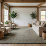 Kazuma Green Washable Area Rug - Ornate Home