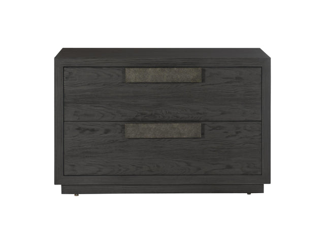 Keali Ebonized Pine Nightstand - Ornate Home