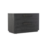 Keali Ebonized Pine Nightstand - Ornate Home