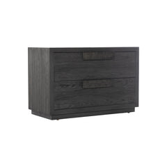 Keali Ebonized Pine Nightstand - Ornate Home