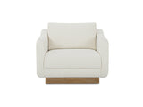 Keane Cream Lounge Chair - Ornate Home