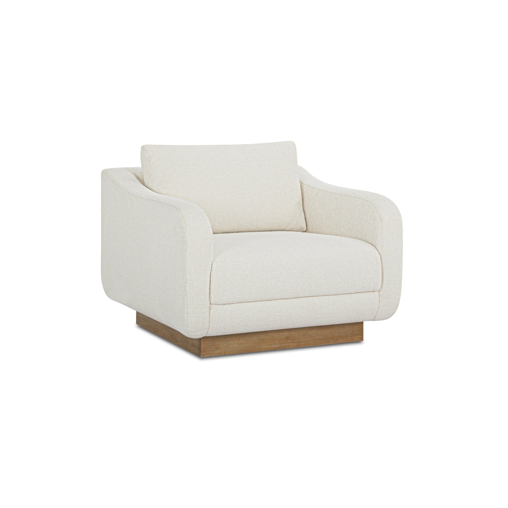 Keane Cream Lounge Chair - Ornate Home