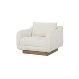 Keane Cream Lounge Chair - Ornate Home