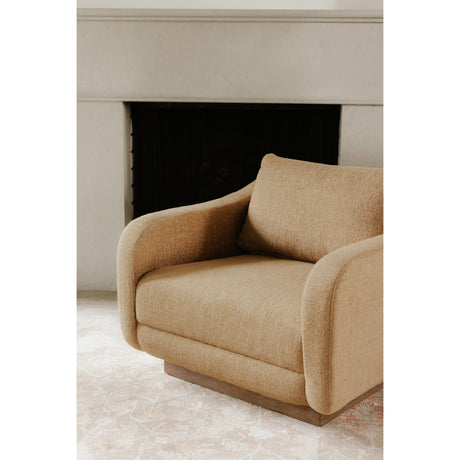 Keane Ochre Lounge Chair - Ornate Home