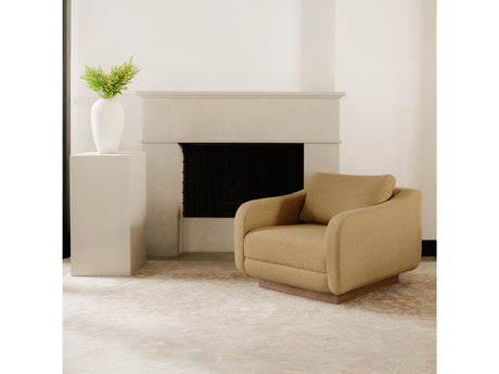 Keane Ochre Lounge Chair - Ornate Home