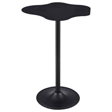 Keanu Black Curved 29-inch Cloud-Shaped Bistro Bar Table - Ornate Home