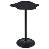 Keanu Black Curved 29-inch Cloud-Shaped Bistro Bar Table - Ornate Home