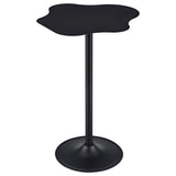 Keanu Black Curved 29-inch Cloud-Shaped Bistro Bar Table - Ornate Home