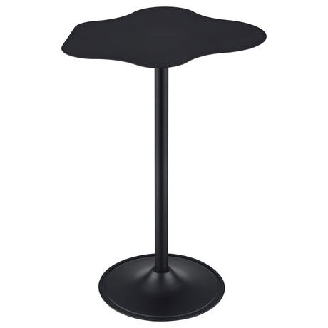 Keanu Black Curved 29-inch Cloud-Shaped Bistro Bar Table - Ornate Home