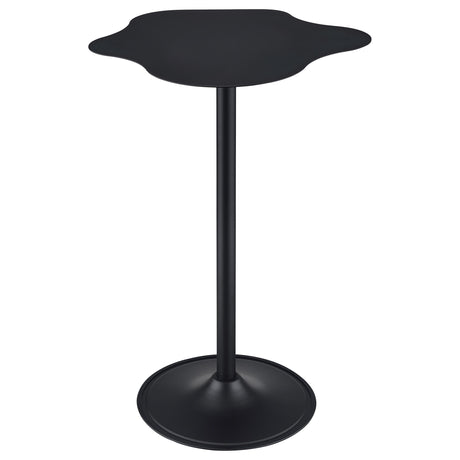 Keanu Black Curved 29-inch Cloud-Shaped Bistro Bar Table - Ornate Home