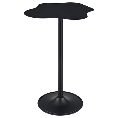 Keanu Black Curved 29-inch Cloud-Shaped Bistro Bar Table - Ornate Home