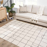 Keanu Black & White Area Rug - Clearance - Ornate Home