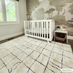 Keanu Black & White Area Rug - Clearance - Ornate Home