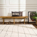Keanu Black & White Area Rug - Clearance - Ornate Home