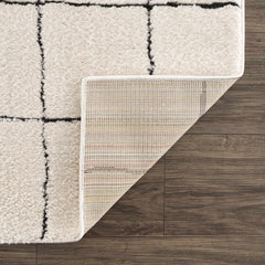 Keanu Black & White Area Rug - Clearance - Ornate Home