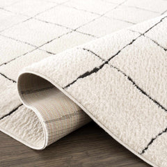 Keanu Black & White Area Rug - Clearance - Ornate Home