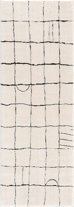Keanu Black & White Area Rug - Clearance - Ornate Home