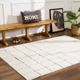 Keanu Black & White Area Rug - Clearance - Ornate Home