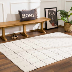 Keanu Black & White Area Rug - Clearance - Ornate Home