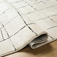 Keanu Black & White Area Rug - Clearance - Ornate Home