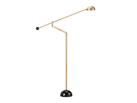Keaton Gold/Black Floor Lamp - Ornate Home