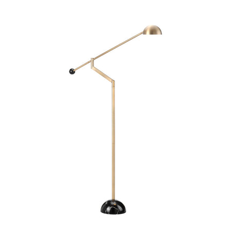 Keaton Gold/Black Floor Lamp - Ornate Home