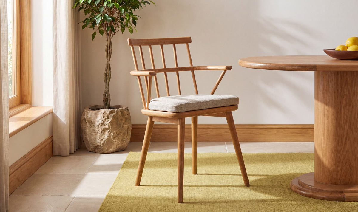 Keaton Natural Dining Chair (Set of 2) - Ornate Home