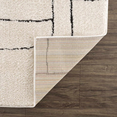 Keats Black & White Area Rug - Clearance - Ornate Home