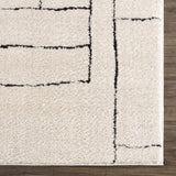 Keats Black & White Area Rug - Clearance - Ornate Home