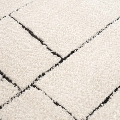 Keats Black & White Area Rug - Clearance - Ornate Home