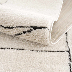 Keats Black & White Area Rug - Clearance - Ornate Home