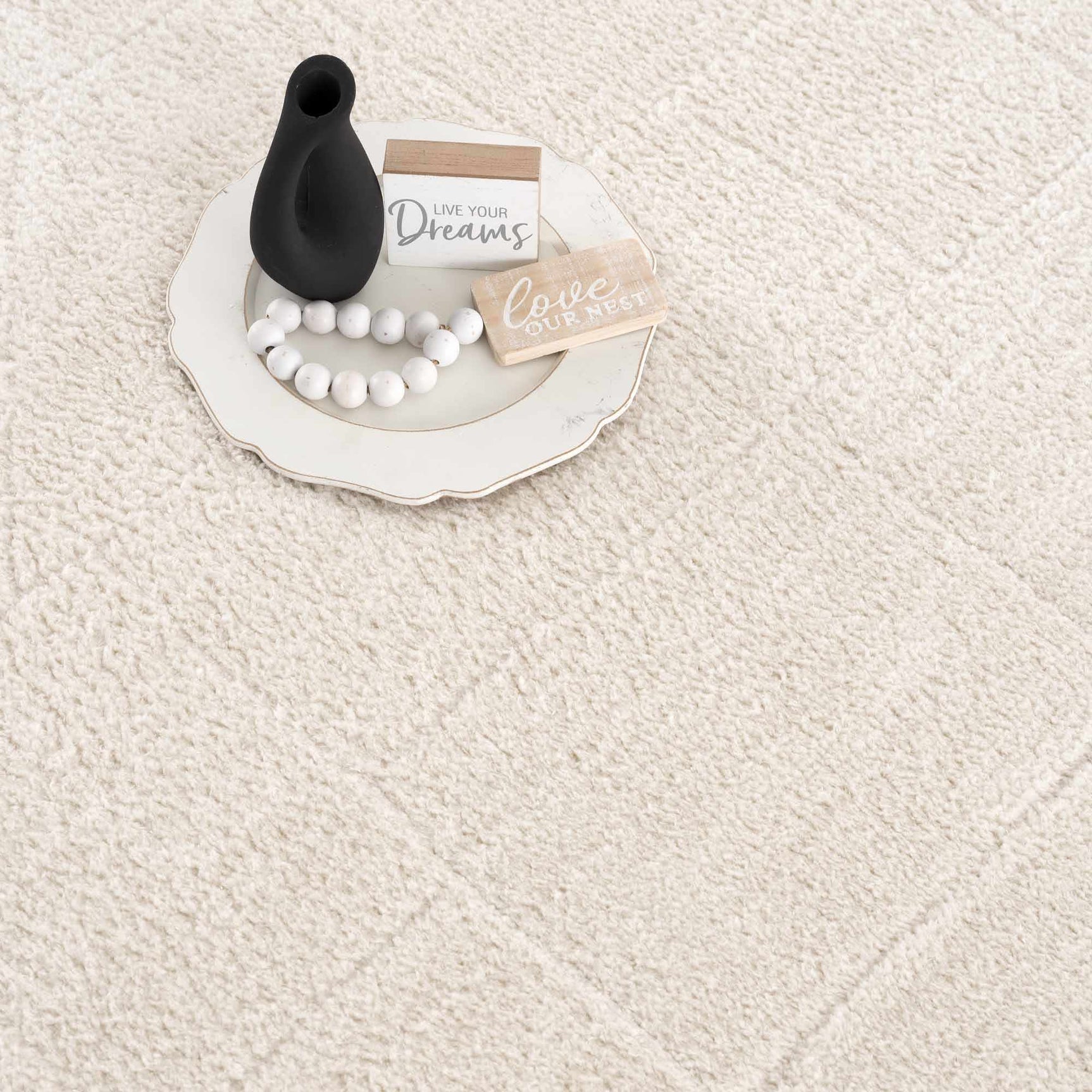 Keats Ivory Area Rug - Ornate Home
