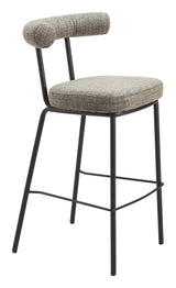 Kede Green Tweed Barstool - Ornate Home