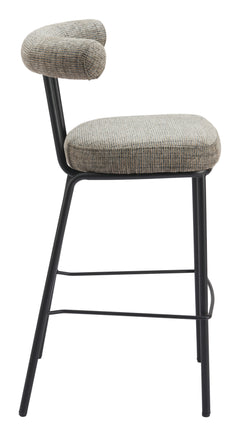 Kede Green Tweed Barstool - Ornate Home