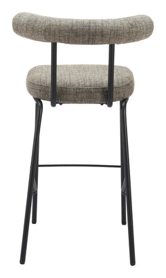 Kede Green Tweed Barstool - Ornate Home