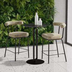 Kede Green Tweed Counter Stool - Ornate Home