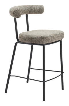 Kede Green Tweed Counter Stool - Ornate Home